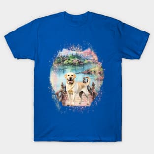 Dog - Golden Labrador Retriever T-Shirt